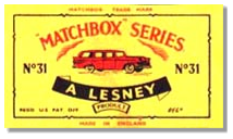 C:\Users\Patrice\Documents\Pictures\Images\Matchbox Images\Matchbox\VintageLesneyOnTheWeb\NewVintageLesneyOnline2006\images\31B-CBoxWithLines.jpg